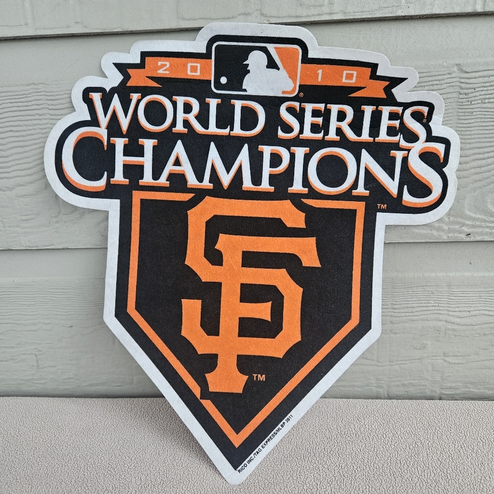 San Francisco Giants 2010 World Series Championship Logo Felt Pennant Rico 14.5"